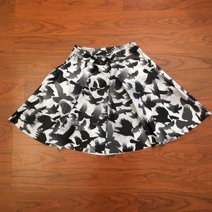 BlackMilk Clothing Raven Skater Skirt